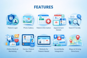 hospital web designing company
