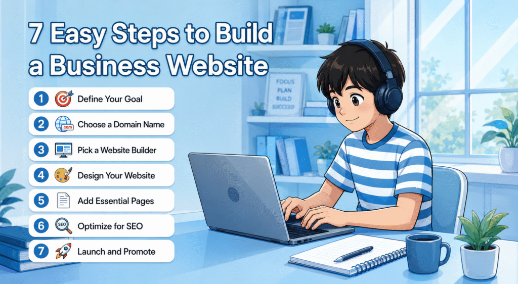 7 Easy Steps to Build a Business Website