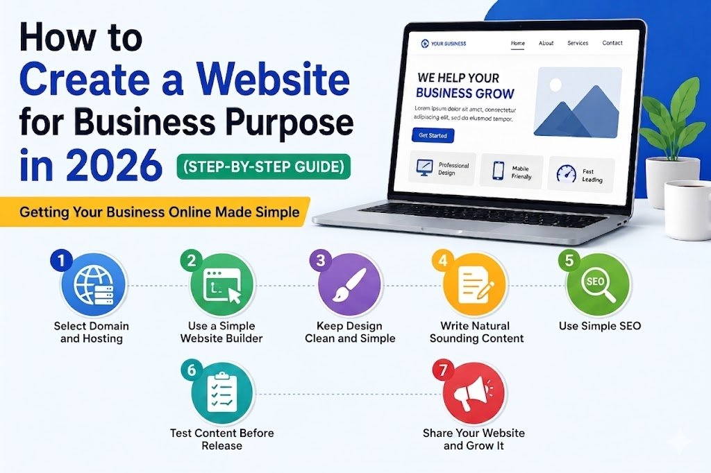 7 Easy Steps to Build a Business Website